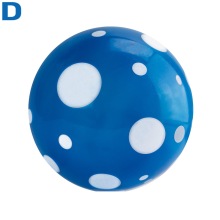 Мяч детский игровой диаметр 23 см Горошек мультиколор